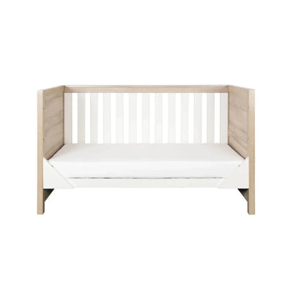 Tutti Bambini Modena 3 Piece Room Set with Deluxe Fibre Mattress - White/Oak