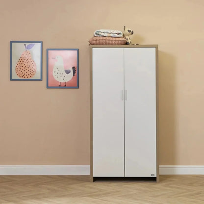 Tutti Bambini Modena 3 Piece Room Set with Pocket Sprung Mattress - White/Oak