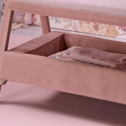 Tutti Bambini CoZee Zen Bedside Crib - Blush