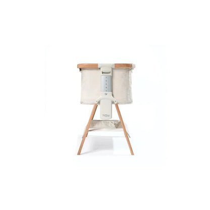 Tutti  Bambini CoZee Air Bedside Crib - Scandinavian Walnut/Ecru