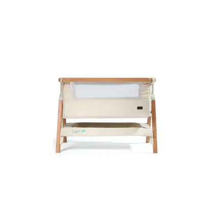 Tutti  Bambini CoZee Air Bedside Crib - Scandinavian Walnut/Ecru