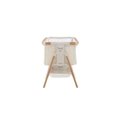 Tutti Bambini CoZee XL Bedside Crib & Cot - Scandinavian Walnut/Ecru