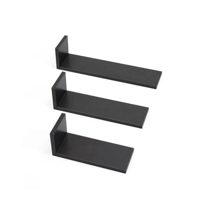 Tutti Bambini Rio Set of Three L-Shaped Wall Shelves - Slate Grey