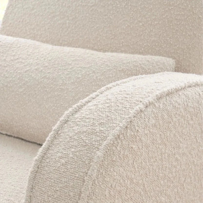 Tutti Bambini Micah Rocking Chair & Footstool - Boucle Fresh Cream