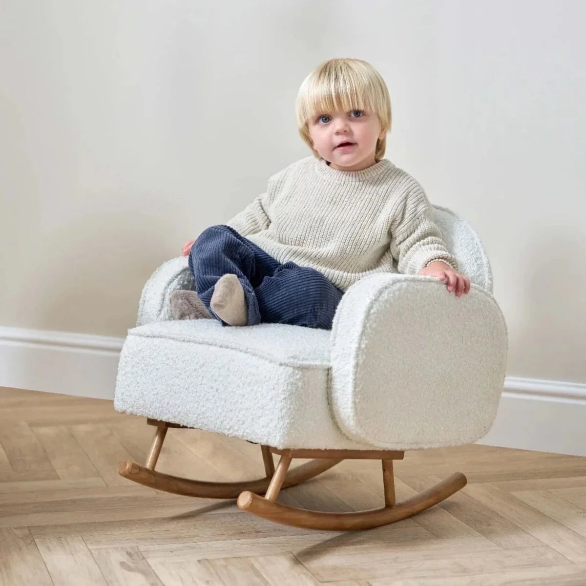Tutti Bambini Micah Mini Me Children's Rocking Chair - Fresh Cream