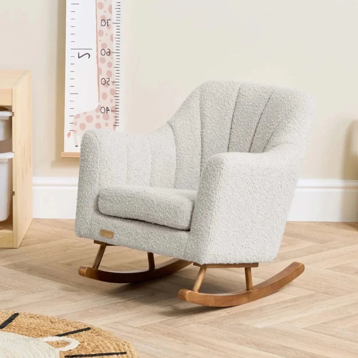 Tutti Bambini Jonah Mini Me Children's Rocking Chair - Boucle Mushroom