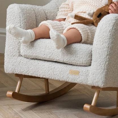 Tutti Bambini Jonah Mini Me Children's Rocking Chair - Boucle Mushroom