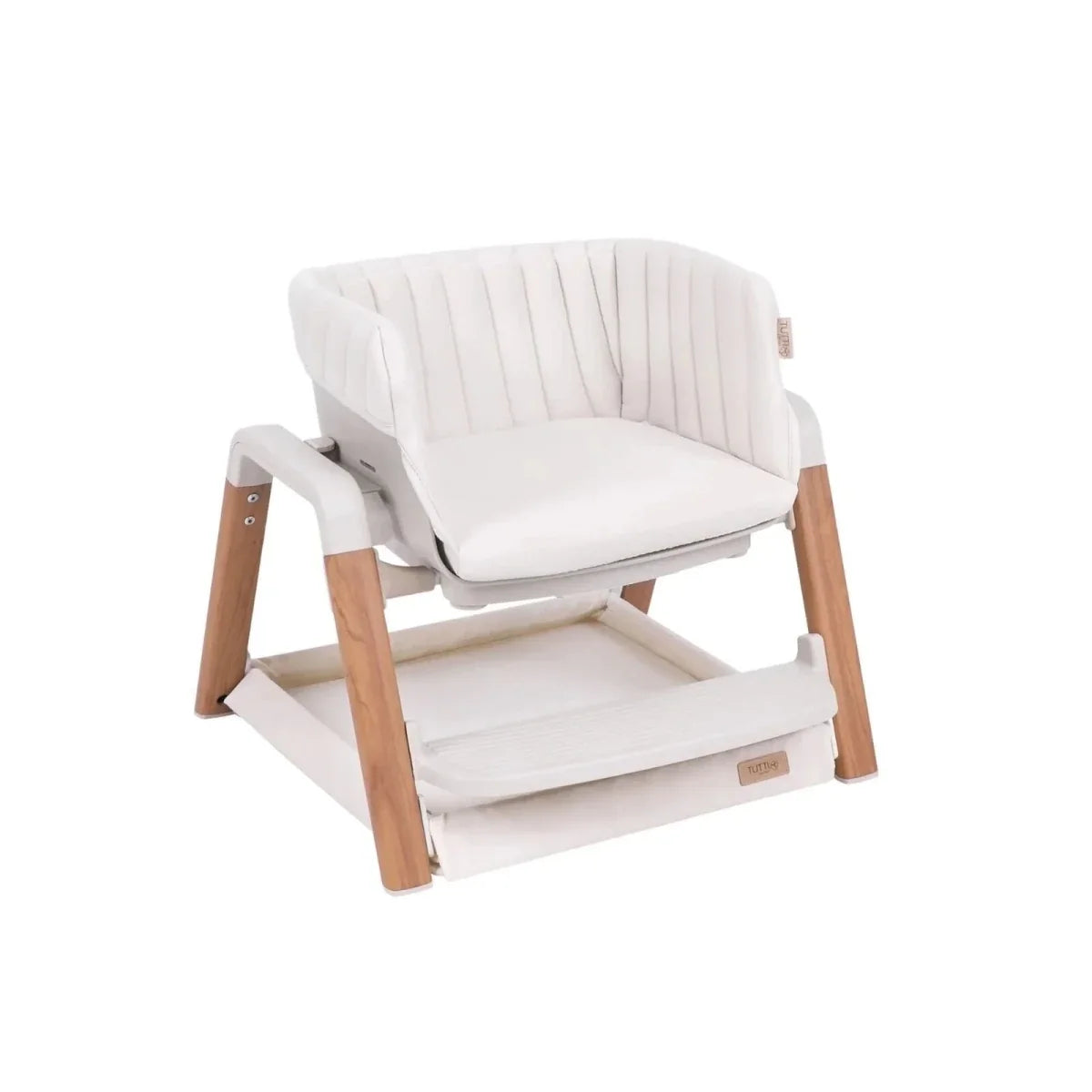 Tutti Bambini Nova Evolutionary Highchair - Scandinavian Walnut/Ecru