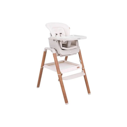 Tutti Bambini Nova Birth to 12 Years Complete Highchair Package - Scandinavian Walnut/Ecru