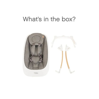 Tutti Bambini Nova Birth to 12 Years Complete Highchair Package - Scandinavian Walnut/Ecru