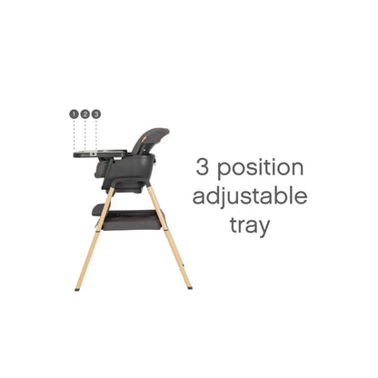 Tutti Bambini Nova Birth to 12 Years Complete Highchair Package - Grey/Oak