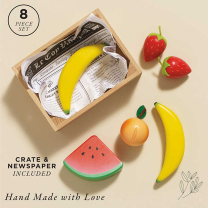 Smoothie Fruit Wooden Market Crate
