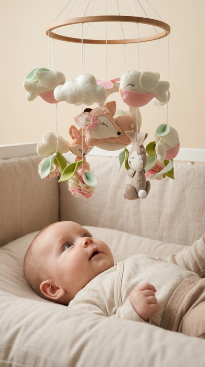 Berceau mobile Woodland Blossom