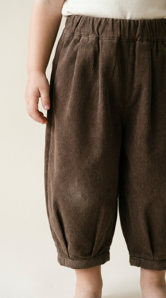 Pantalon en coton bouffant