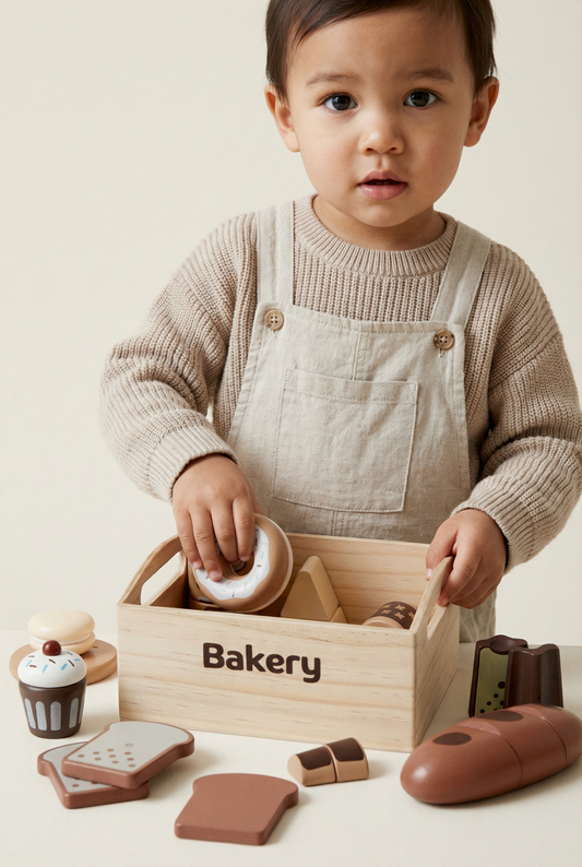 Coffret à desserts en bois