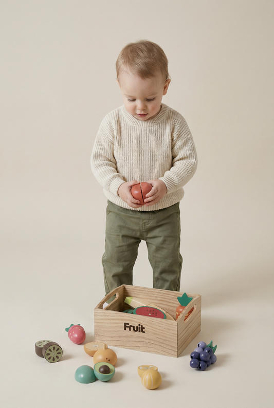 Coffret à fruits en bois