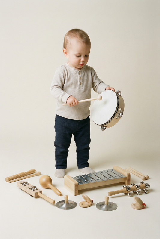 Ensemble d'instruments de musique Orff (9 pièces)