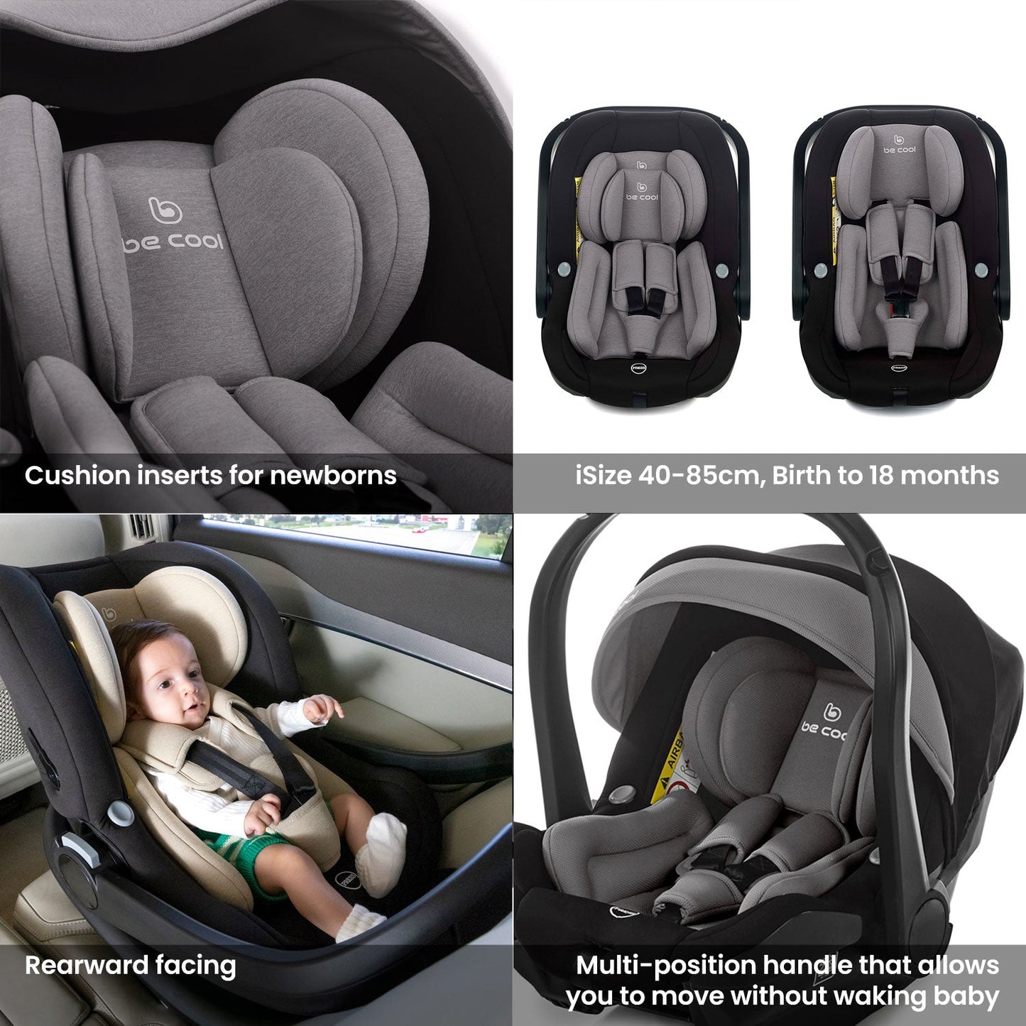 Noordi Sole Go 3in1 + Travel Carrier Car Seat, Teal