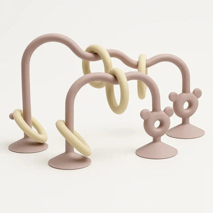 Stick &amp; Soothe – Jouet à ventouse pour chaise haute et voyage