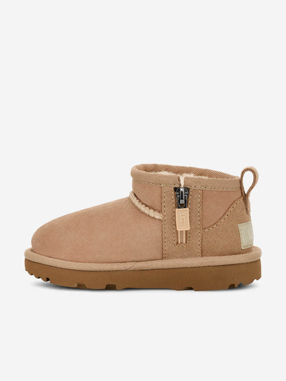 UGG Kids Classic Ultra Mini Boots in Sand