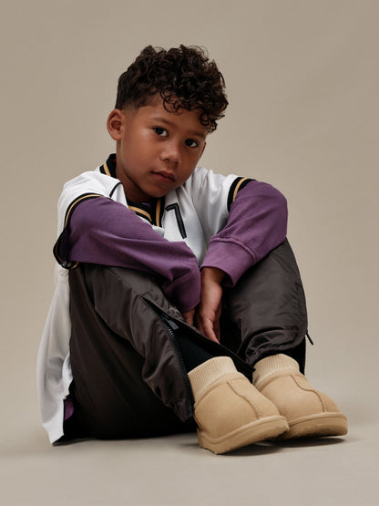 UGG Kids Classic Ultra Stretch Cuff Boots in Sand