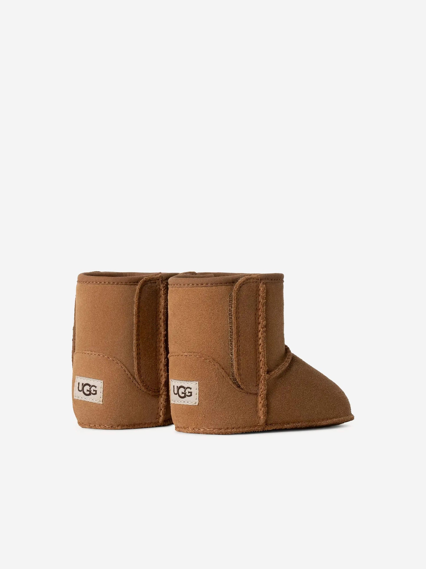 UGG Baby Classic Boots and Lovey Set in Chestnut