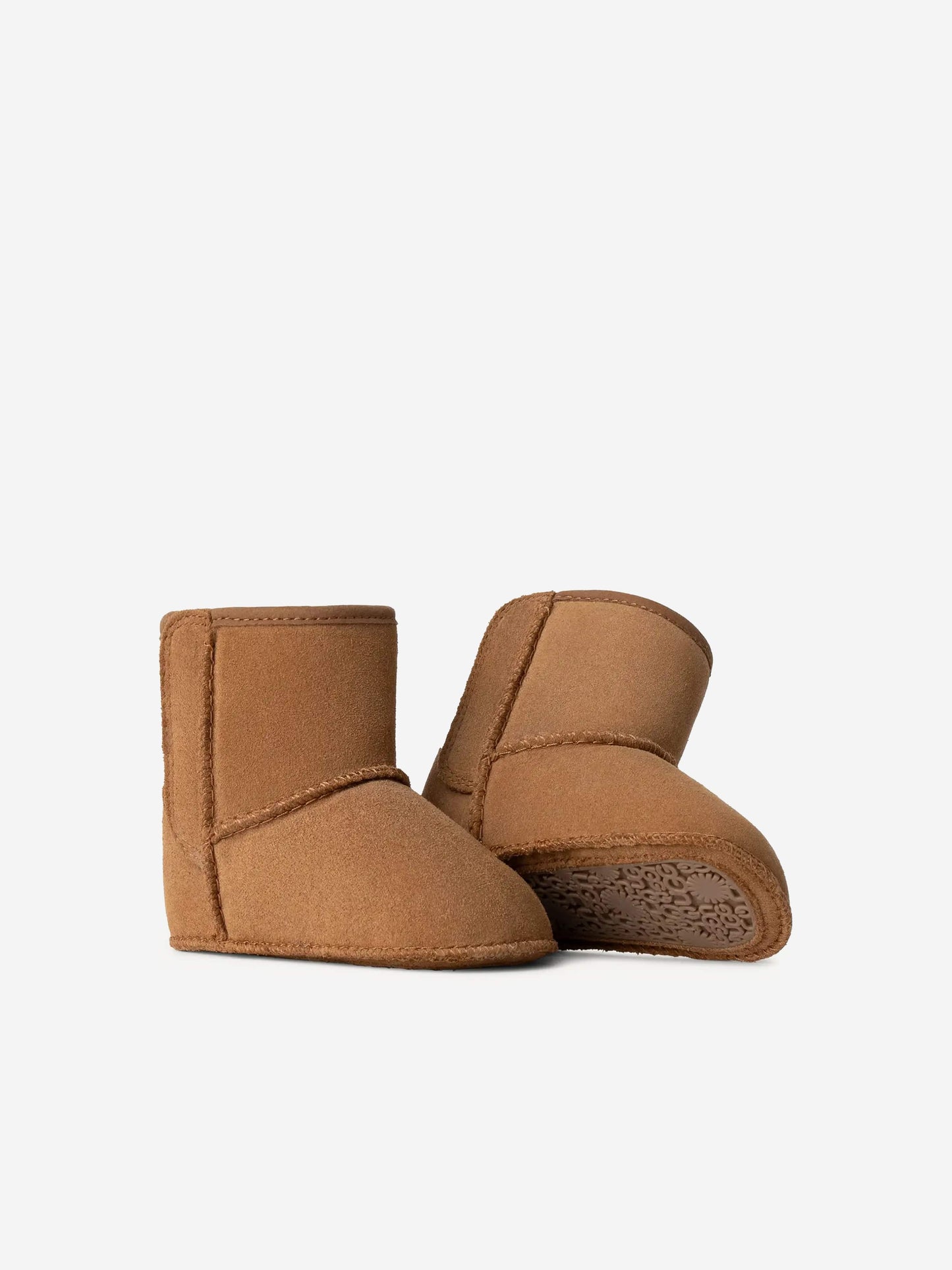UGG Baby Classic Boots and Lovey Set in Chestnut