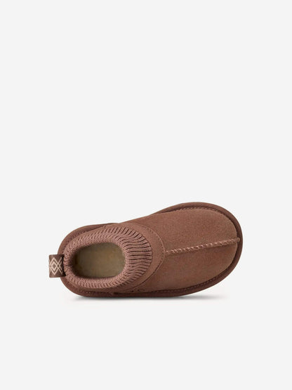 UGG Kids Classic Ultra Stretch Cuff Boots in Brown