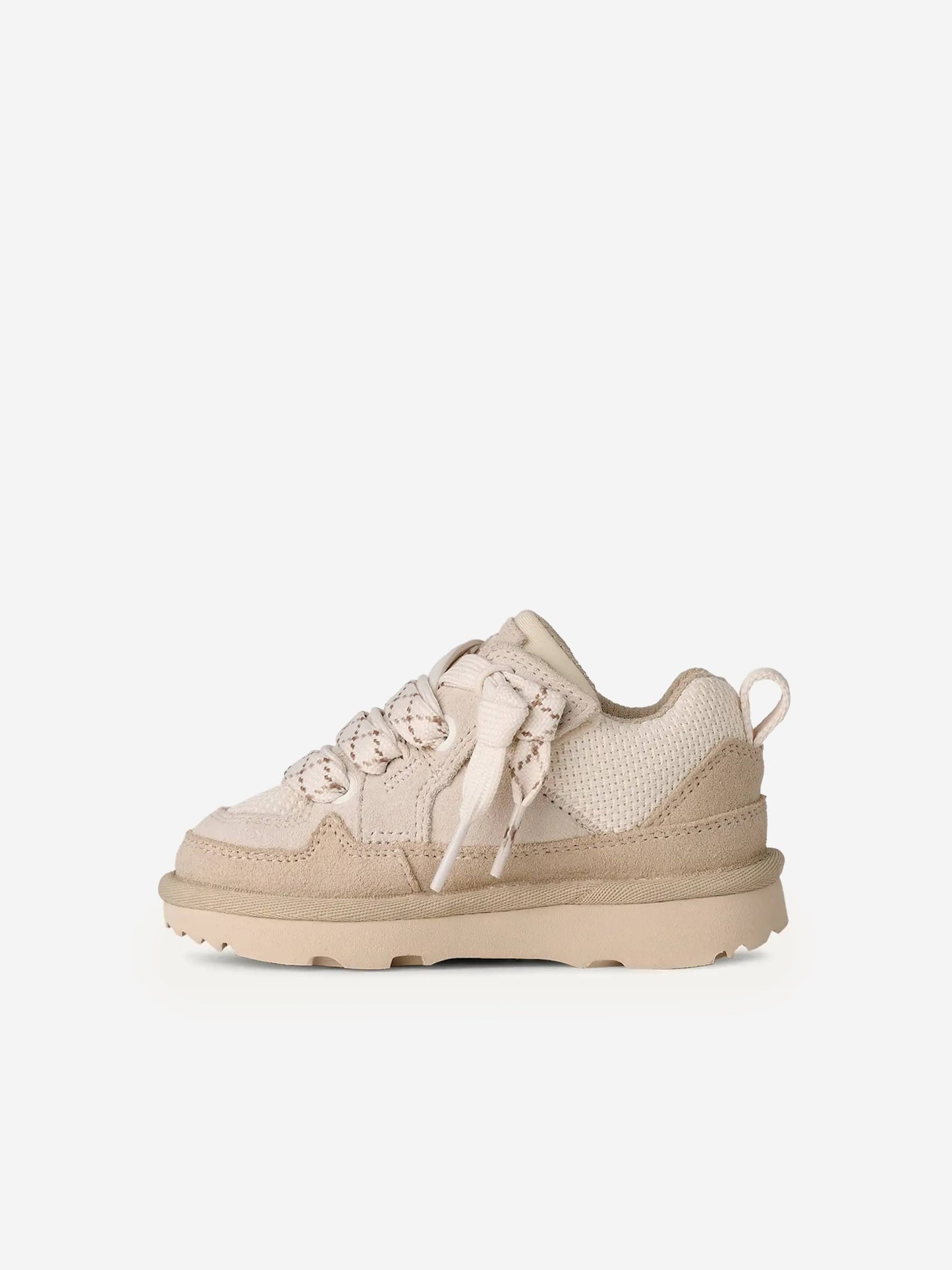 UGG Kids Lo Lowmel Trainers in Ivory