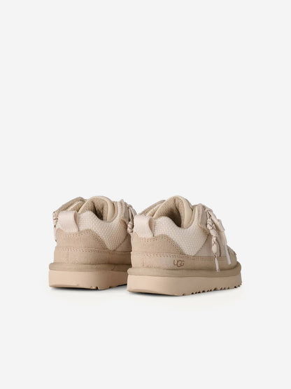 UGG Kids Lo Lowmel Trainers in Ivory