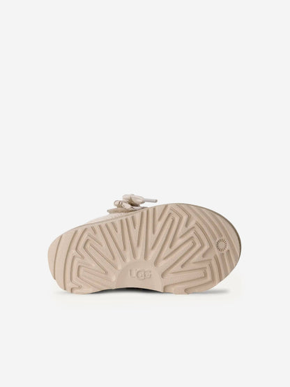 UGG Kids Lo Lowmel Trainers in Ivory