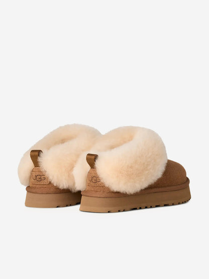 UGG Girls Tazzelle Slippers in Chestnut