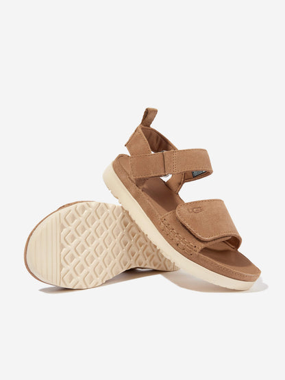 UGG Girls Goldenstar Sandals in Brown