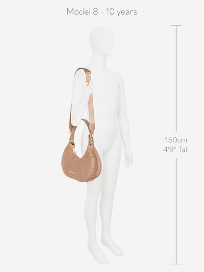 Valentino Shelby Shoulder Bag in Brown (30cm)