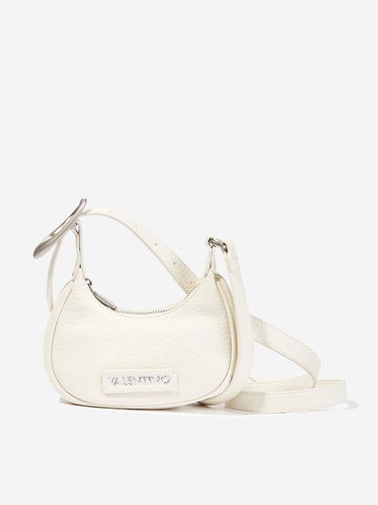 Valentino Willowy Re Shoulder Bag in Ivory (16.5cm)