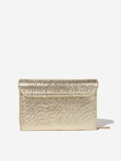 Valentino Ember Flap Bag in Gold (20cm)