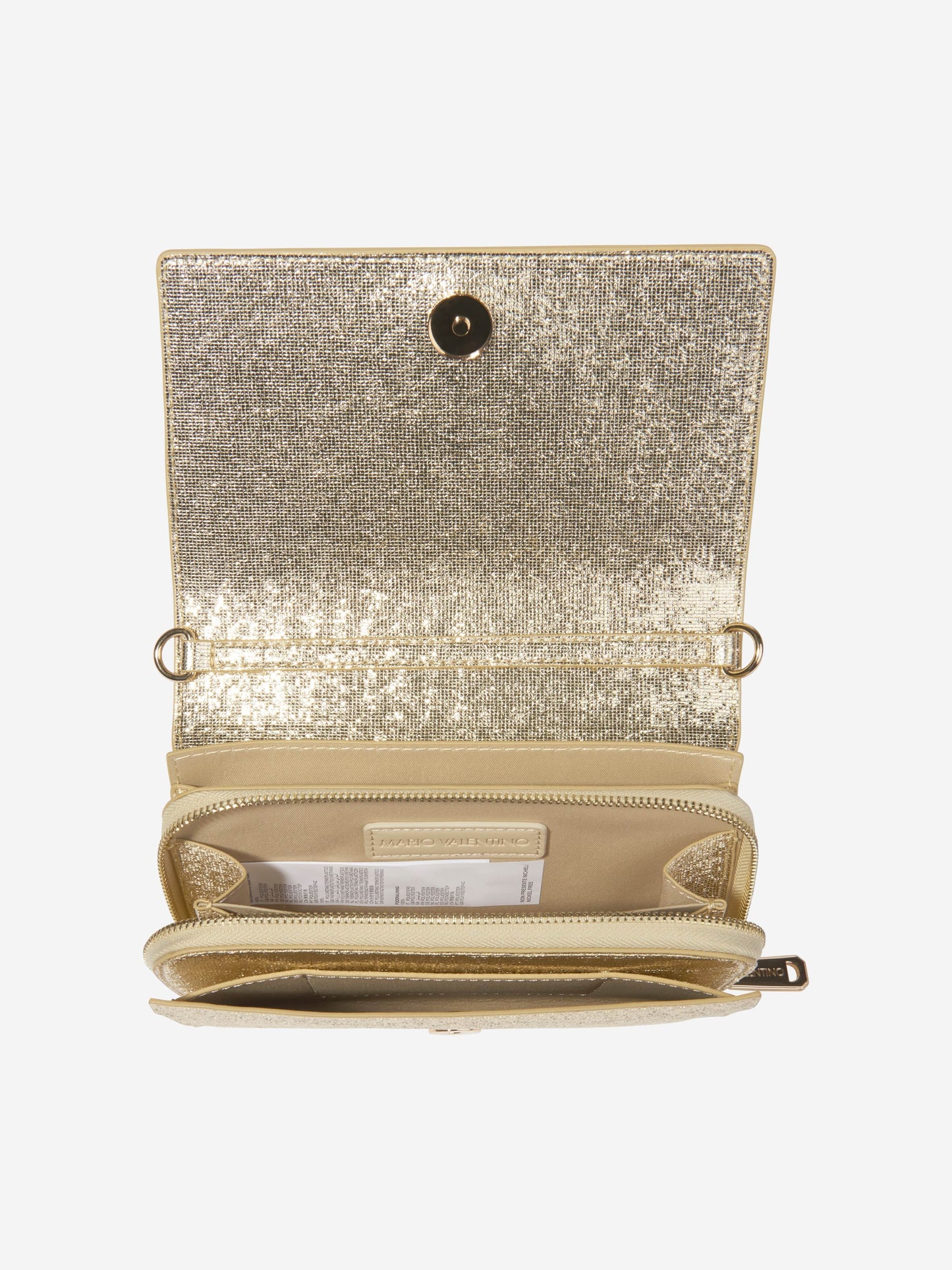 Valentino Ember Flap Bag in Gold (20cm)