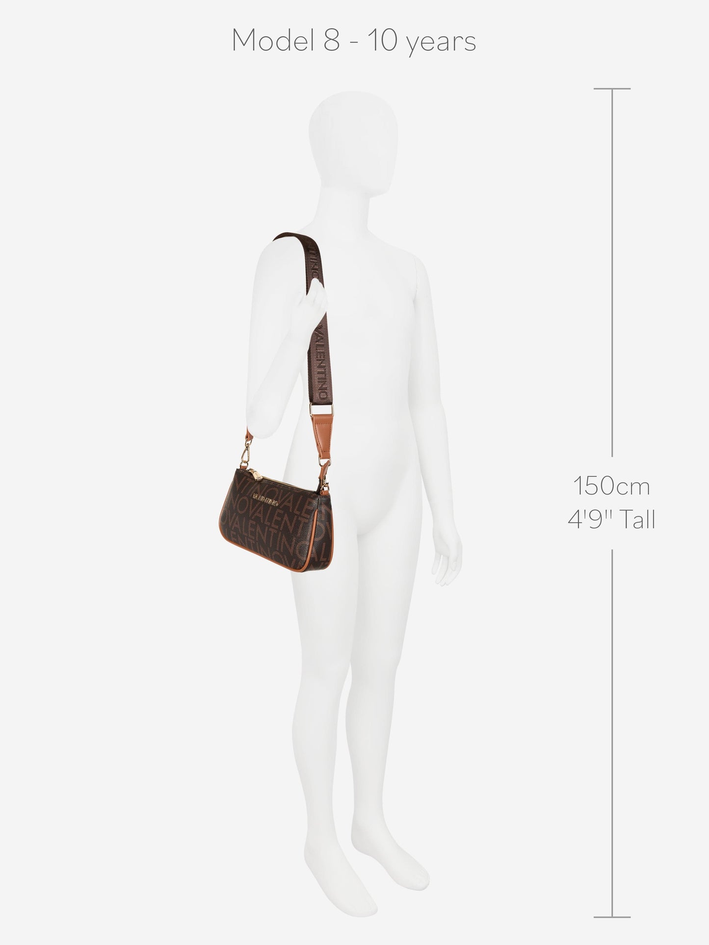Valentino Regina Re Shoulder Bag in Brown (24cm)
