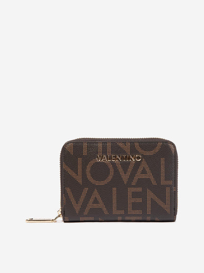 Valentino Regina Re Zip Around Wallet in Brown (13cm)
