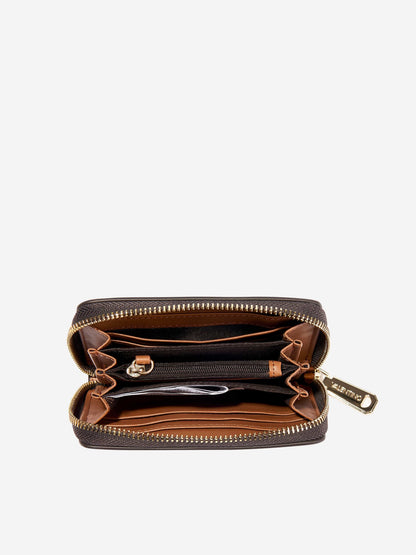 Valentino Regina Re Zip Around Wallet in Brown (13cm)