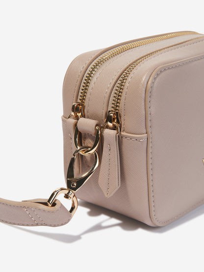 Valentino Zero Re Crossbody Bag in Beige (18cm)