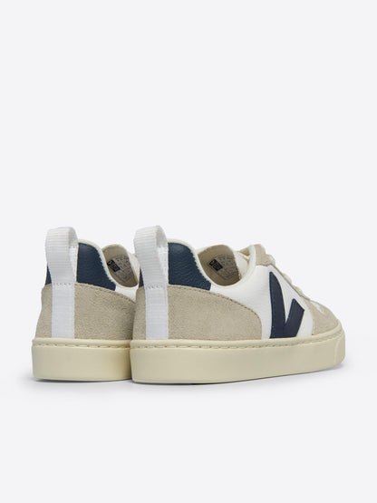 Veja Boys Laces Leather V-10 Trainers in White