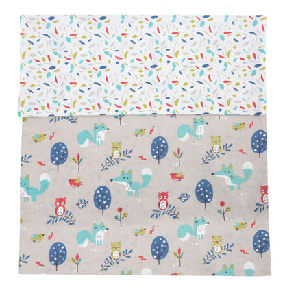 Woody Organic Cotton Toddler 3 Piece All-in-One 4.0 Tog Quilt Bedding Set with Bumper