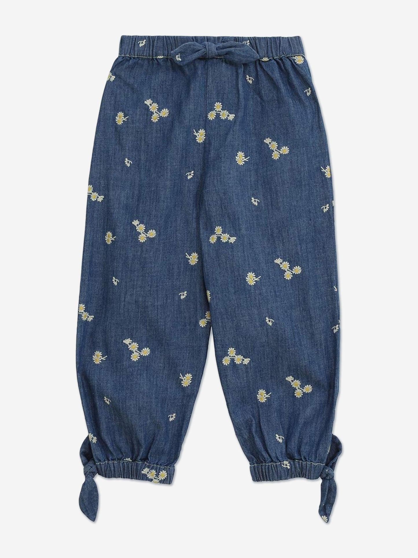 Zimmermann Girls Lucky Denim Harem Pants in Blue