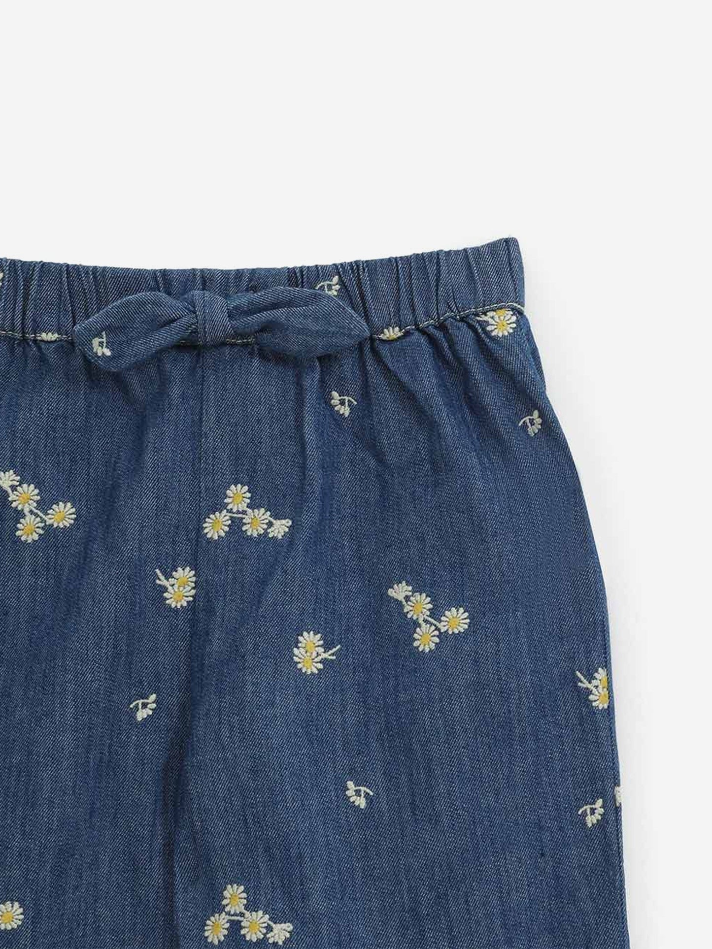 Zimmermann Girls Lucky Denim Harem Pants in Blue