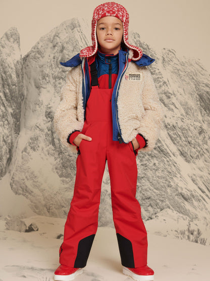 Moncler Enfant Boys Grenoble Fleece Zip Up Cardigan in Beige
