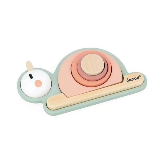 Janod Cocon sucré d'escargot sensoriel empilable