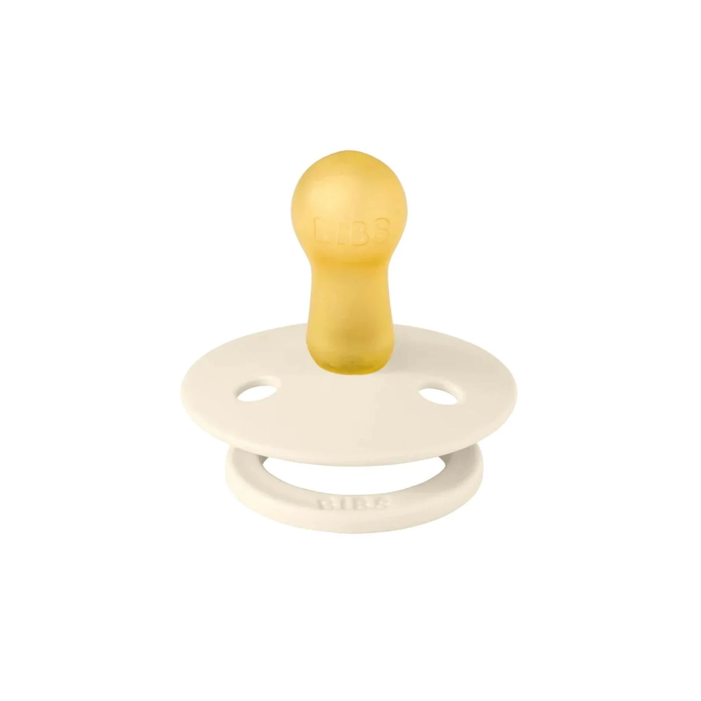 Sucettes en latex BIBS Block 0-6 mois, lot de 2 - Bleu clair et bleu poudré