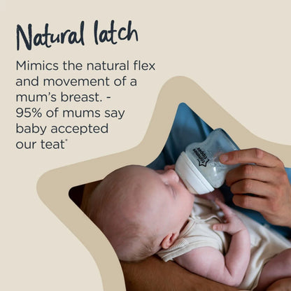 Tétines Tommee Tippee Closer to Nature Débit Rapide 6+ mois, lot de 2