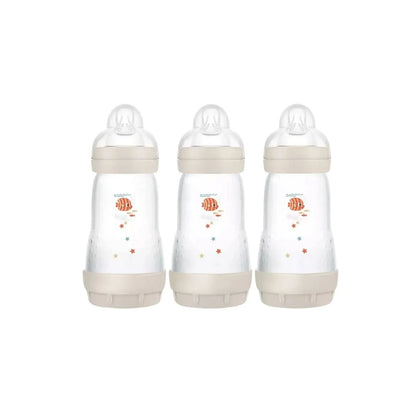 MAM Easy Start Anti-Colic Bottle 260ml Pack of 3 Assorted